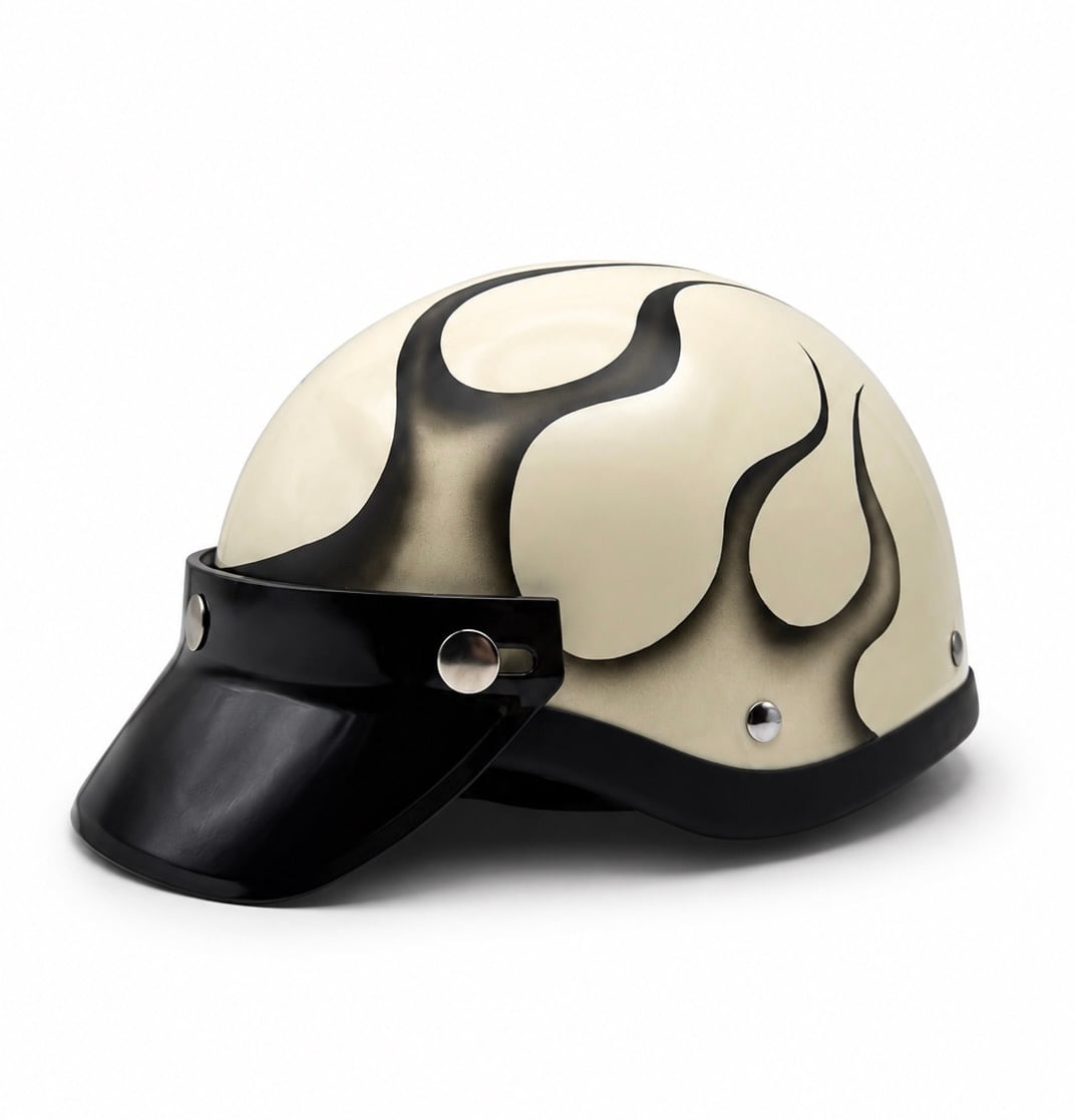SURREY FLAME HALF HELMET | EXVOID