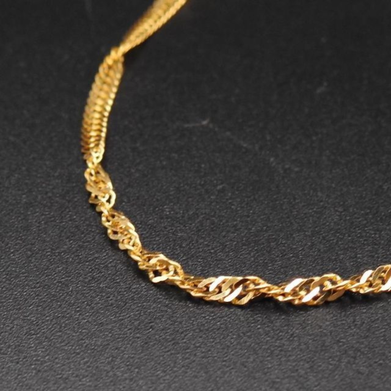 美品〕916 ネックレス 4g K22 イエローゴールド アクセサリー | linkbrand 