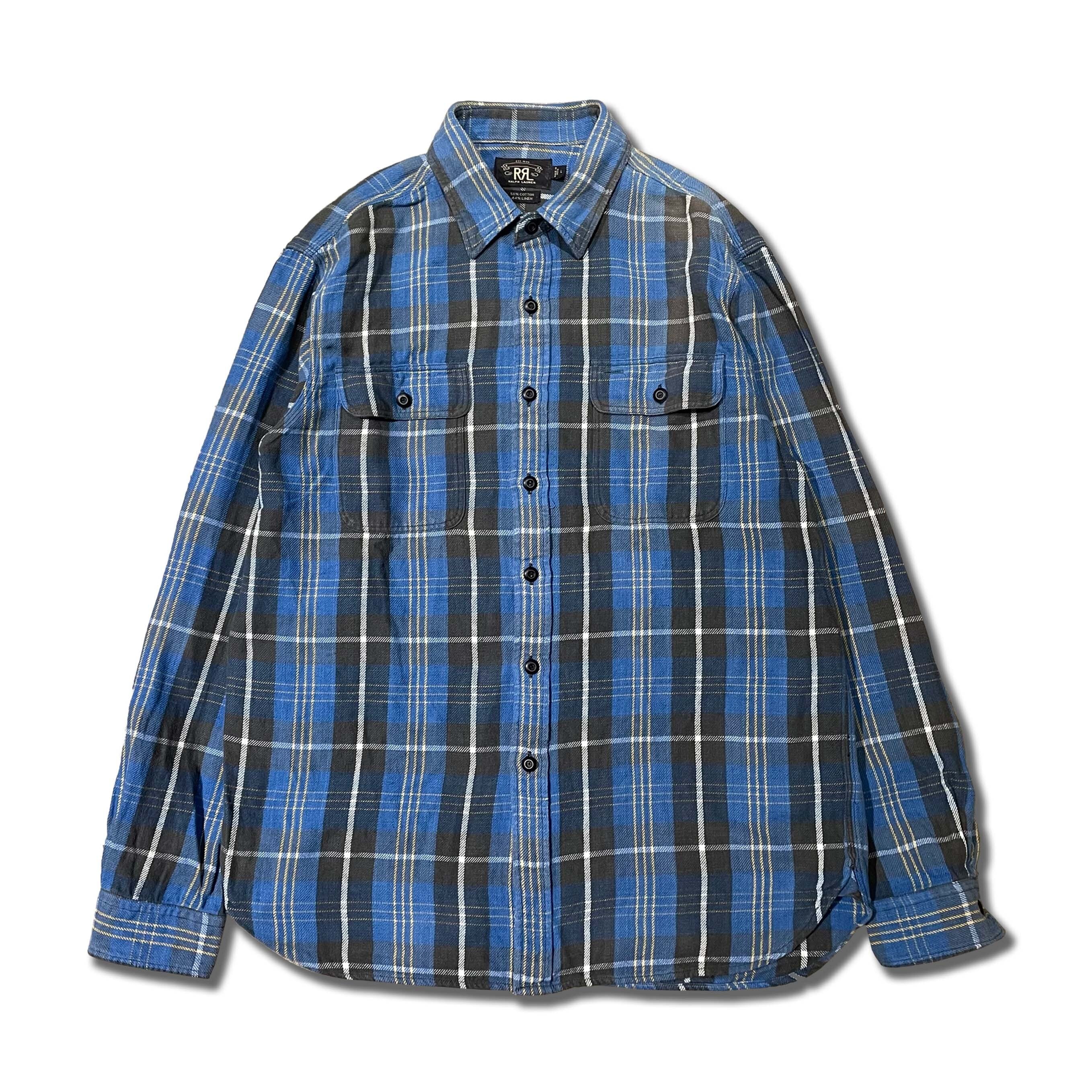 RRL COTTON/LINEN FLANNEL SHIRT | BENJAMIN AUTHENTIC CLUB