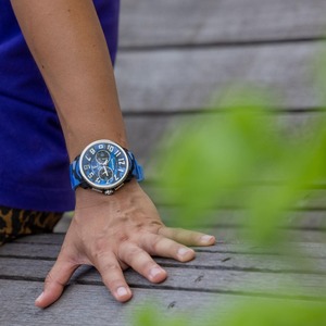 【Tendence テンデンス】TY046023 GULLIVER Round CAMO ガリバーラウンドカモ（ブルー）／国内正規品 腕時計