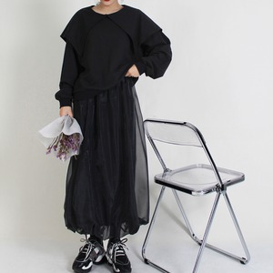 ビッグラペル　 スウェットプルオーバー2col N 10153