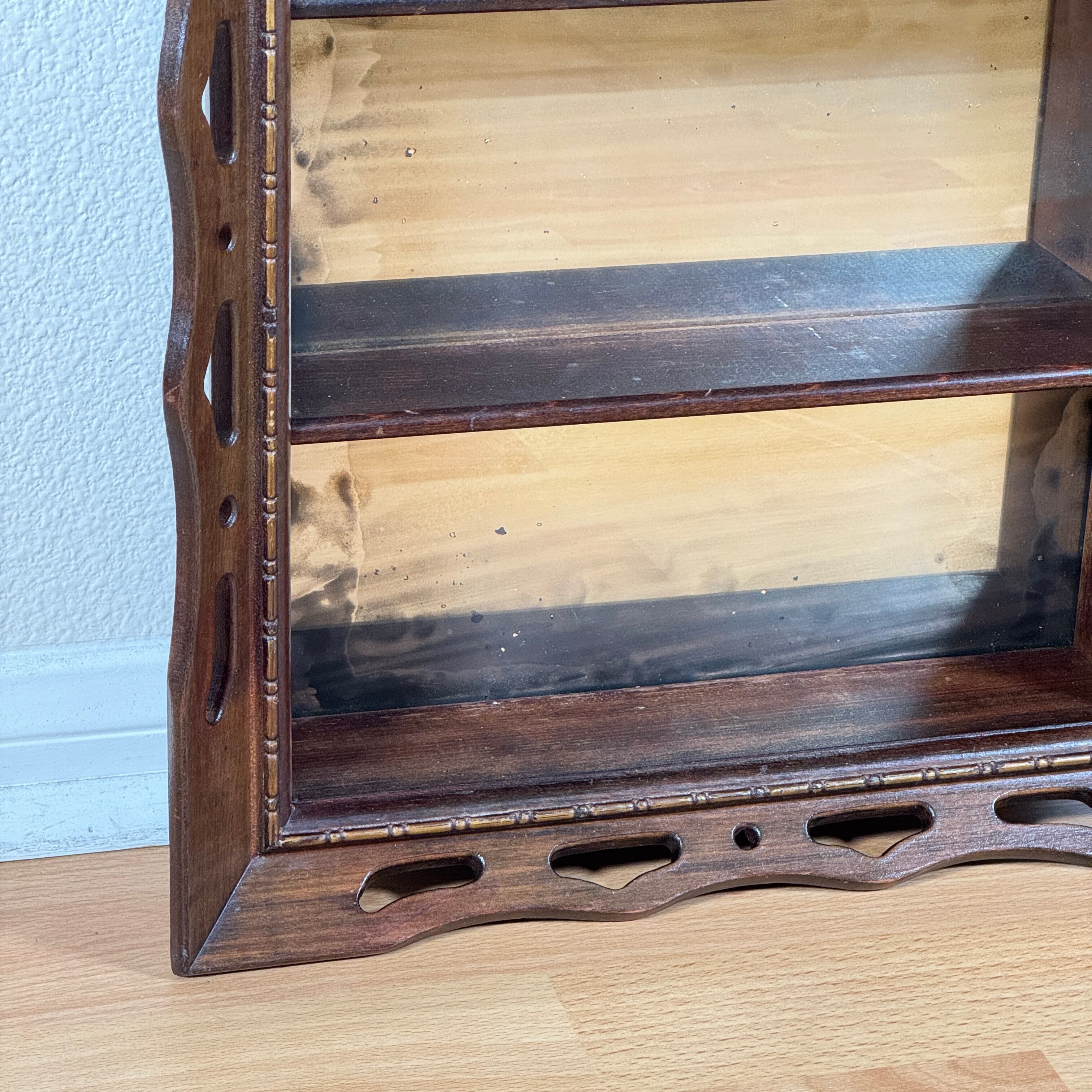 1962 ビンテージ ウッドウォール シェルフ 3段 壁掛けラック | VINTAGE