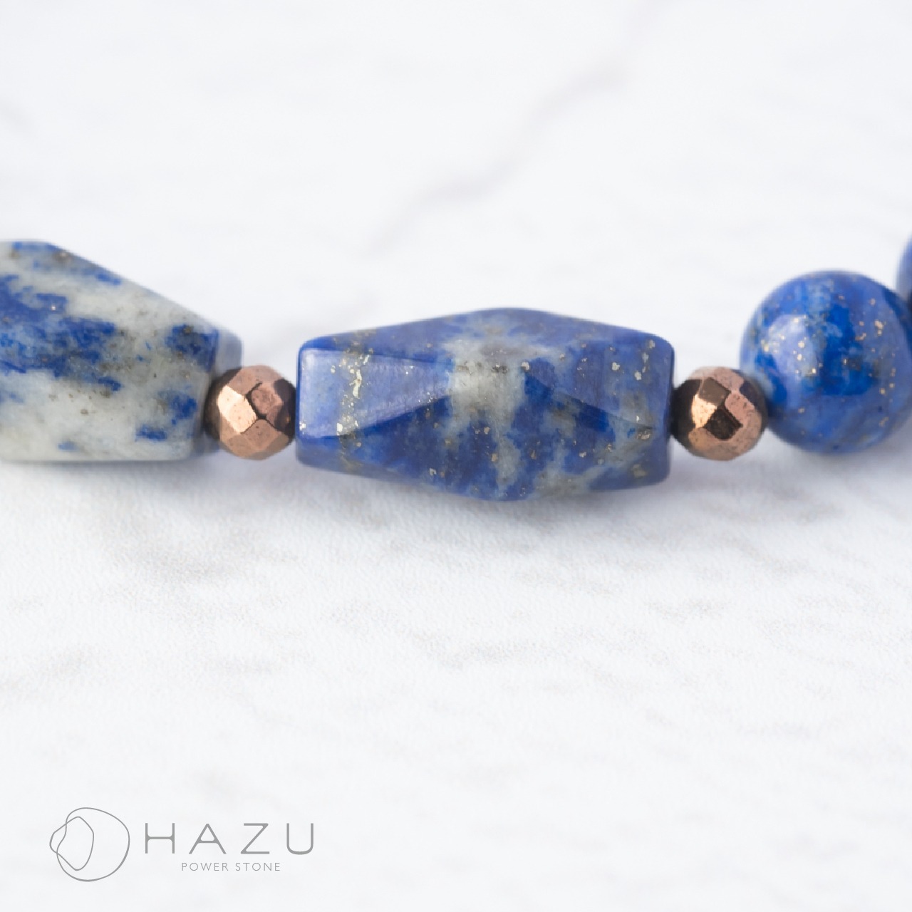 幸運招く導きのラピス［ラピスラズリ／水晶／ヘマタイト］