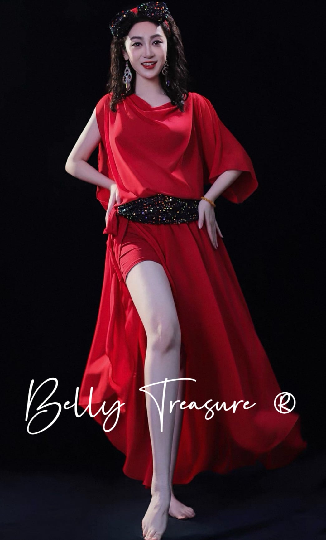 ベリーダンス 4カラー バラディドレス MDW DW328 202603 | Belly