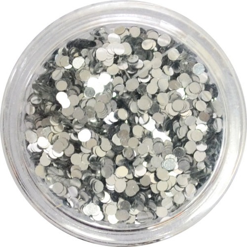 丸ホロ　メタリックシルバー　1mm