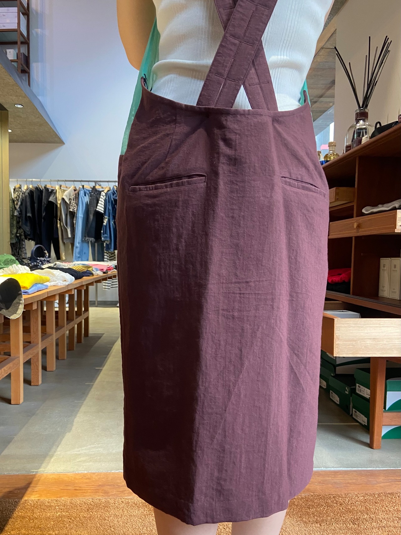 【25SS】JUN MIKAMI ジュン ミカミ / シースルーボーダーワンピース - 5