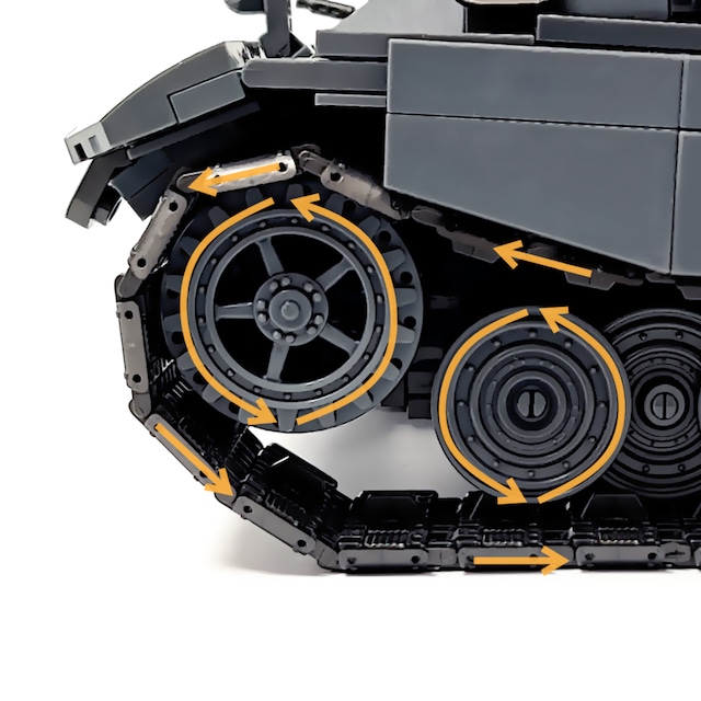 ドイツ ティーガーⅡ キングタイガー 1563PCS ESシリーズ