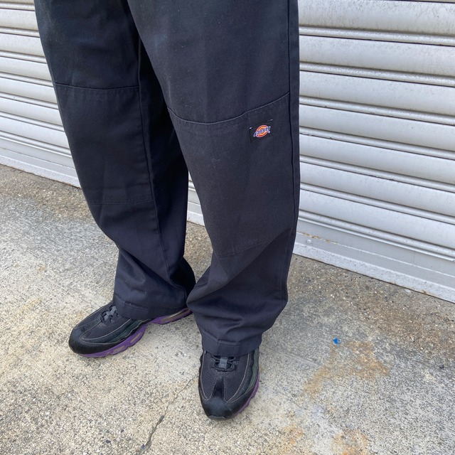 Dickies ディッキーズ　ダブルニーワークチノパンツ　ブラック　W34L30