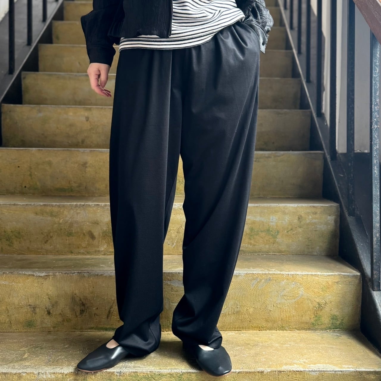 快晴堂 - Girl's・ライトオンスデニム／斜めポケットNewころんパンツ