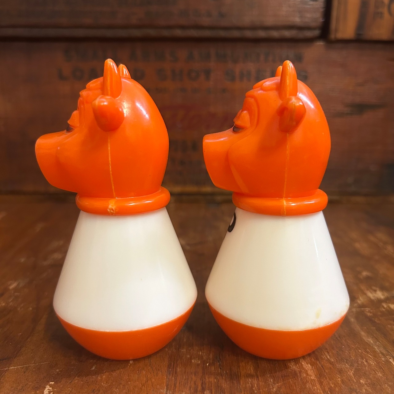 1970s USA Vintage Cow Salt & Pepper Shakers ソルト&ペッパーシェイカー 牛 MADE IN HONG KONG