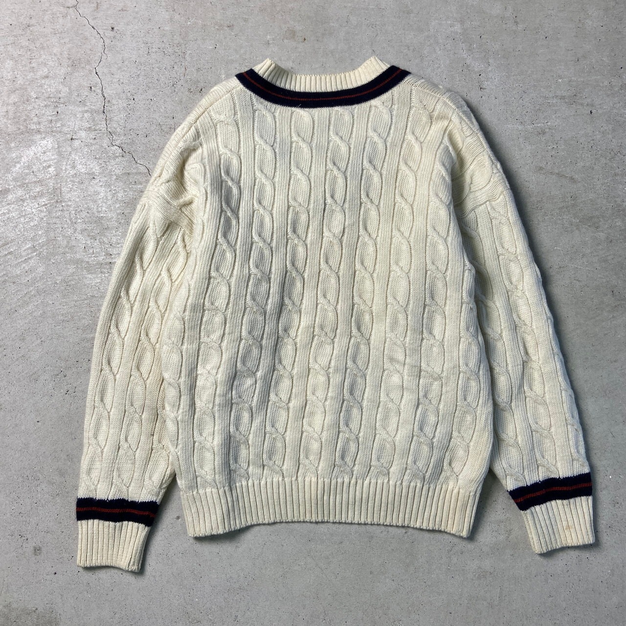 CHEMISE LACOSTE ラコステ Vネック チルデンニット ウールニット 
