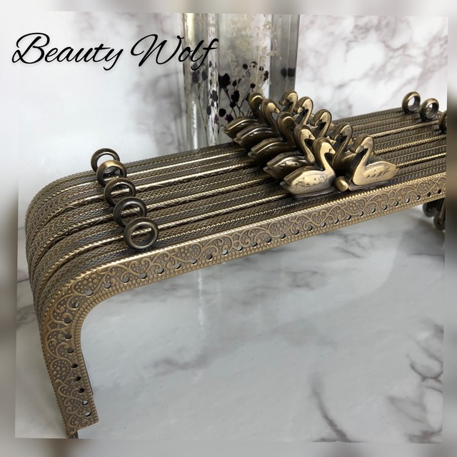 5個セット❤︎可愛スワンのゲンコのがま口 口金 20.0cm アンティークゴールド｜おしゃれで可愛いがま口口金が安い通販サイトBeautyWolf