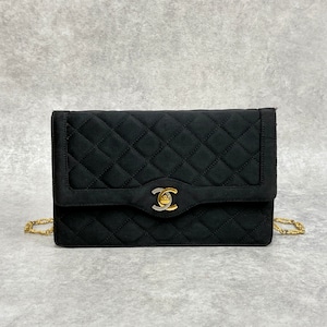 ※Reserved items※CHANEL シャネル パリ限定 チェーンショルダーバッグ ナイロン ブラック 6113-202202