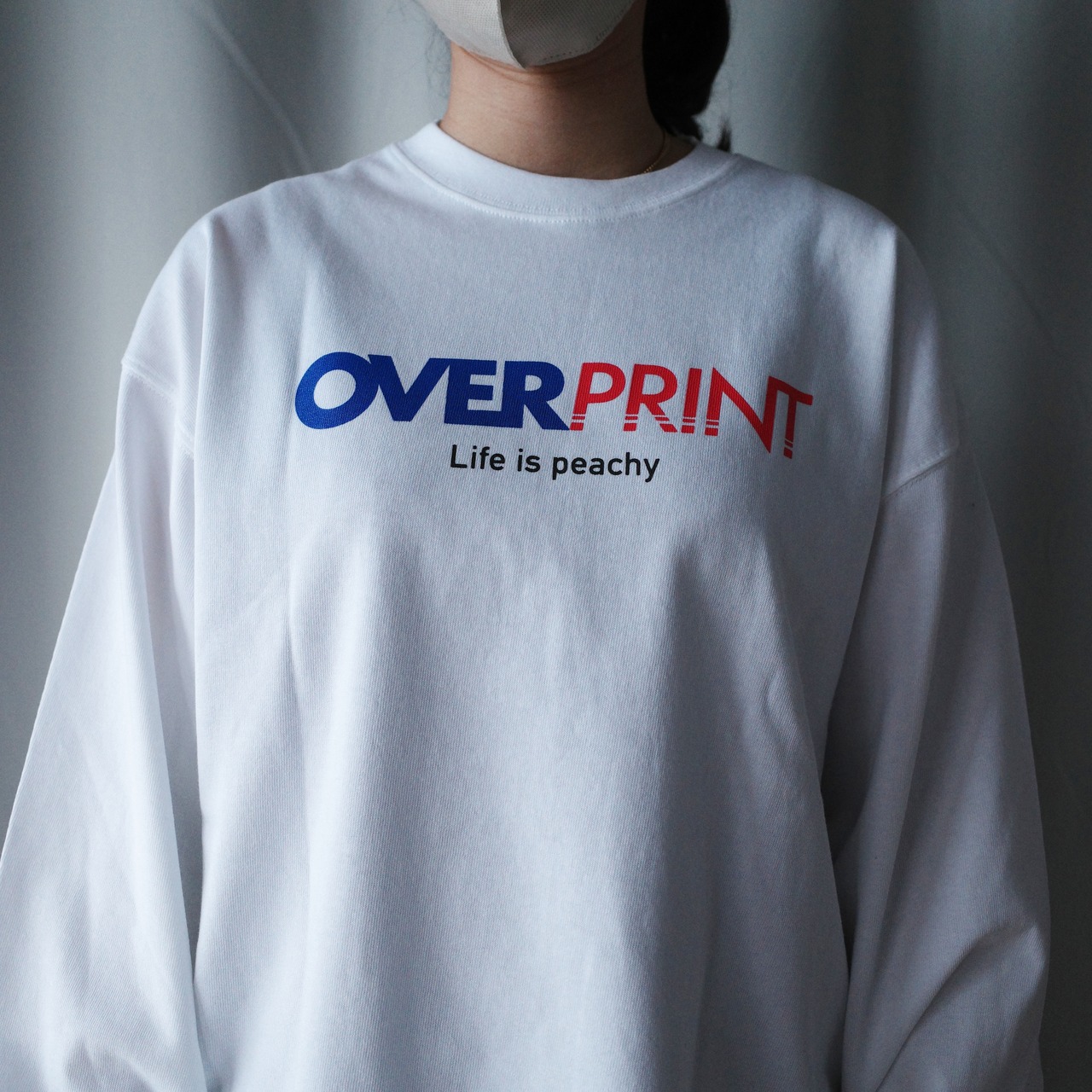 【over print】crisis Heavy LS Tee