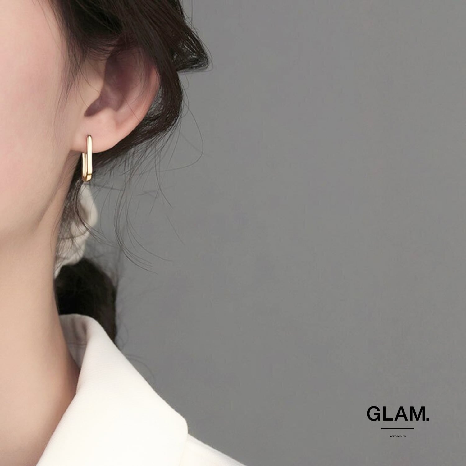 14kgf シャンデリアピアス♡ 14kgf スクエアフープシャンデリアピアス