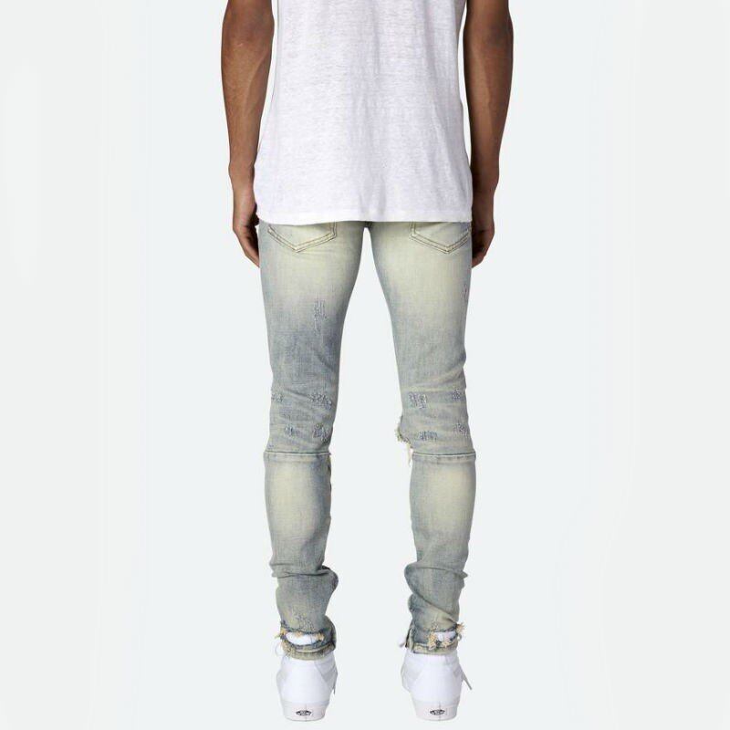 mnml ミニマル M47 STRETCH DENIM ストレッチ 裾ZIPジップ