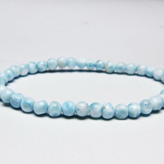 ラリマー ブレスレット 5mm 一点物 メール便可 [M便 1/10] 111-45400