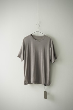 Super120s W/Wool Jersey / S120 Wool Tee (GREIGE)