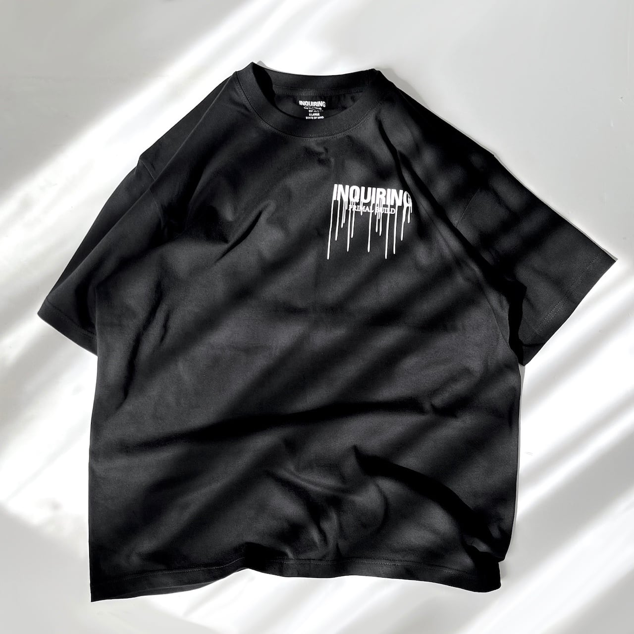 DROOP LOGO T SHIRT BLACK