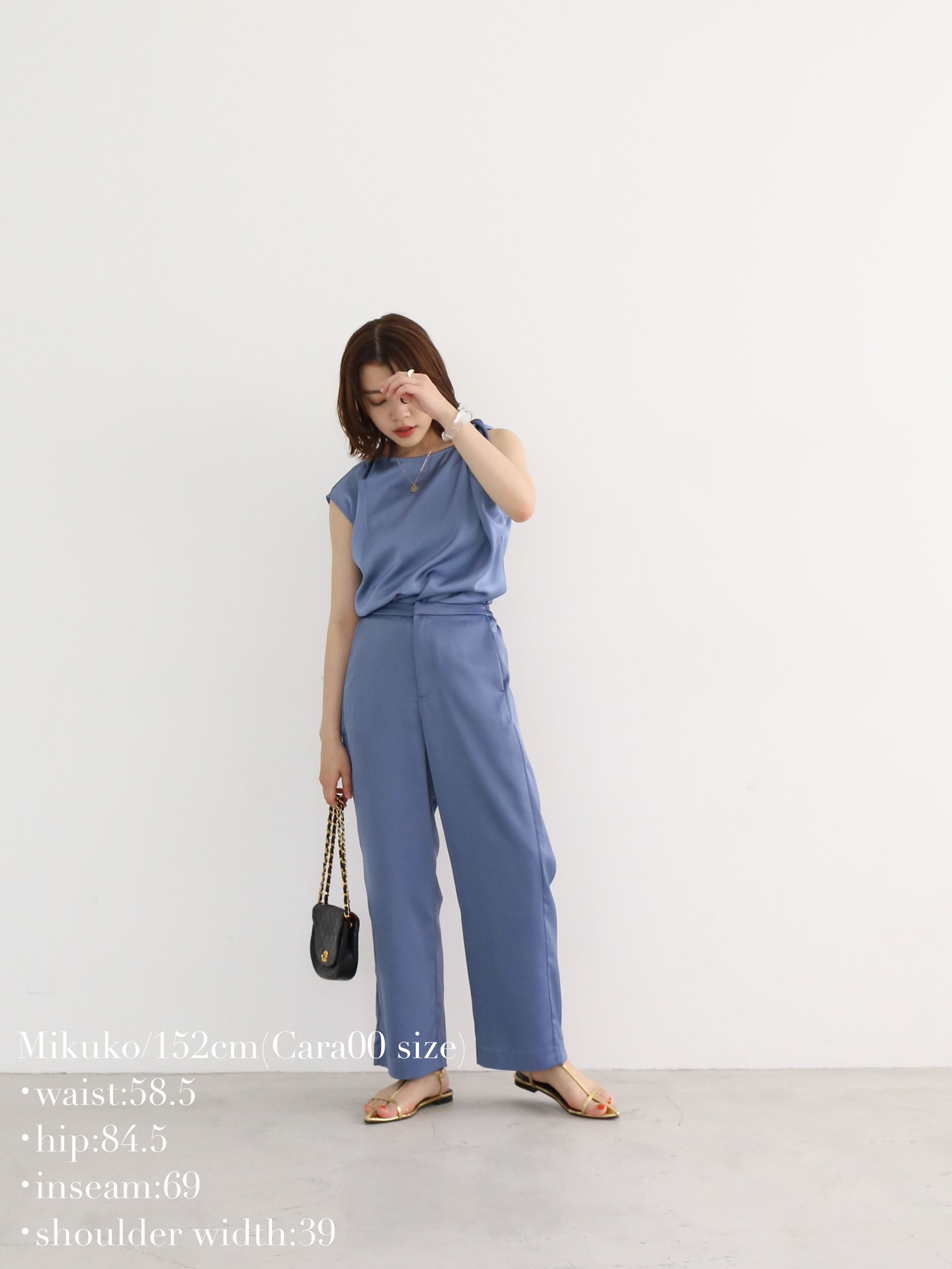 Cara By Katrin TOKYO サテン サロペット オールインワン