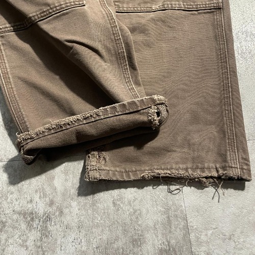 ダークブラウン ダブルニー Carhartt B136 DKB 36×32 詳細写真6