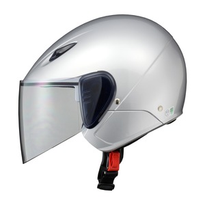 【公式】SERIO RE-351　セミジェットヘルメット　シルバー　LLサイズ