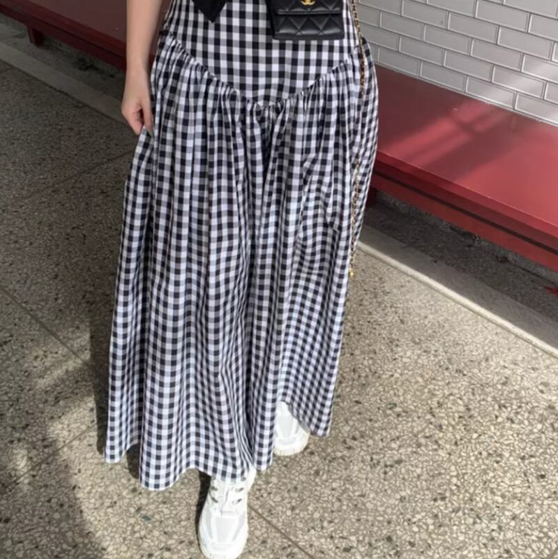 High waist flare long skirt 3colors RW0385