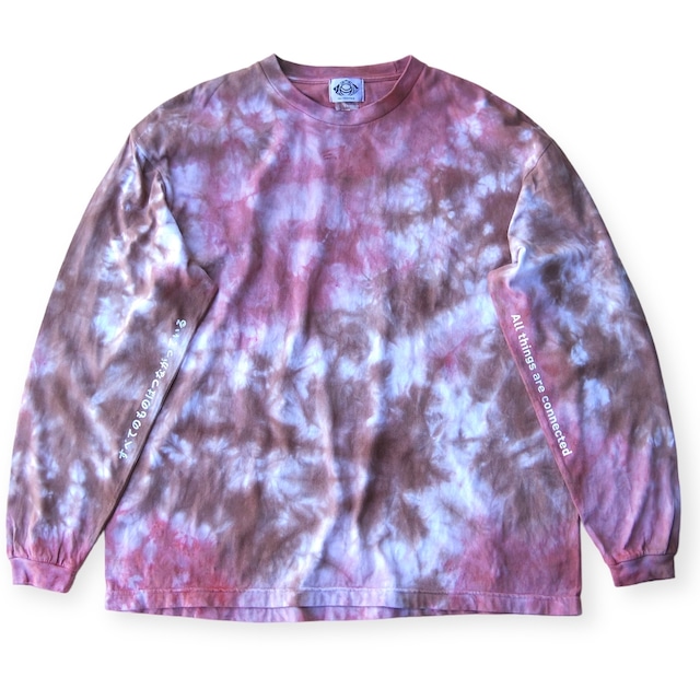 “すべてのものはつながっている” TIE DYE BIG L/S T-SHIRT 《L》