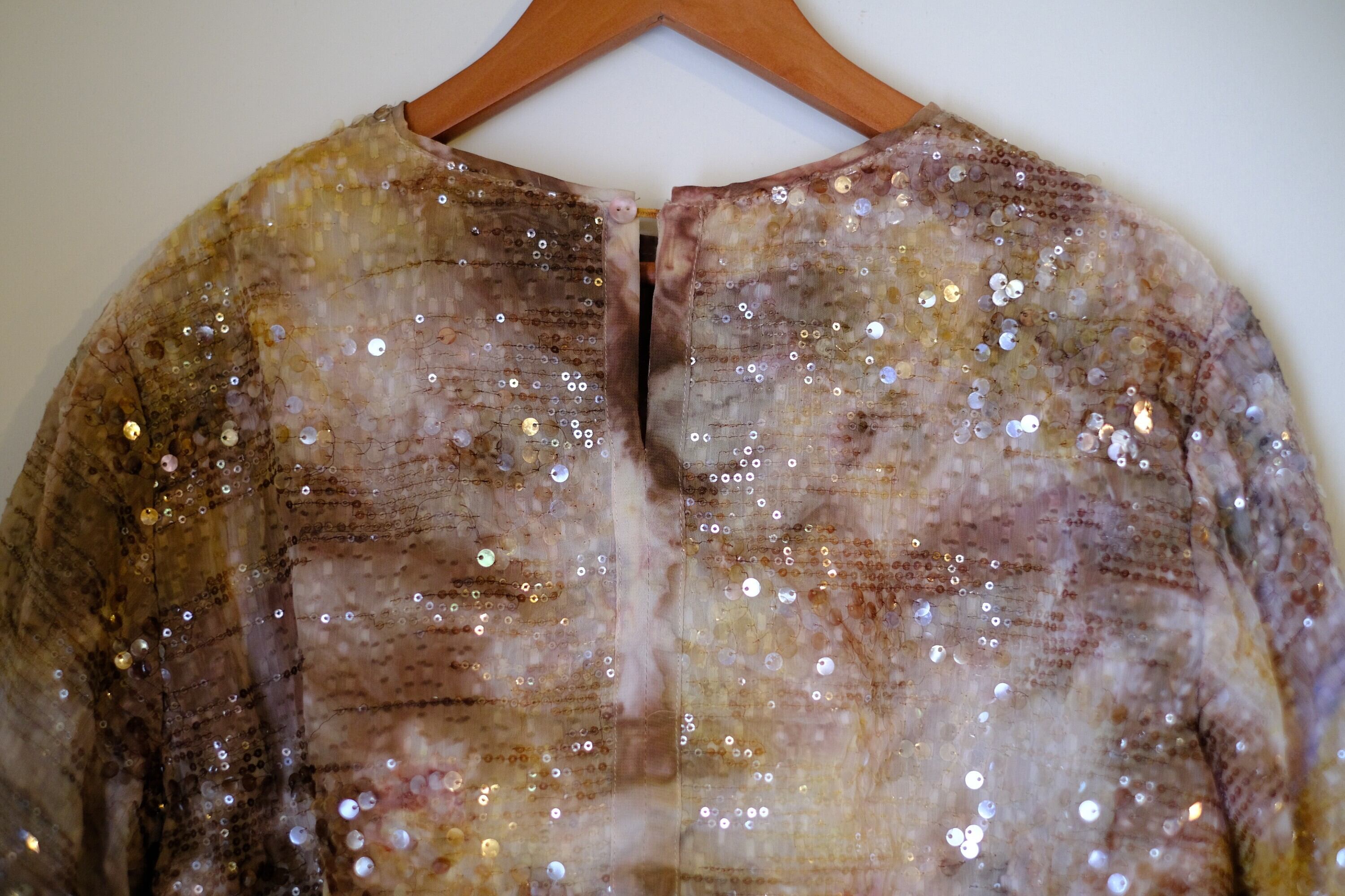 【remake】スパンコールトップス　u-0194