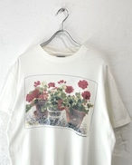 90s ONEITA "Judy Buswell" Flower Art Print Tee