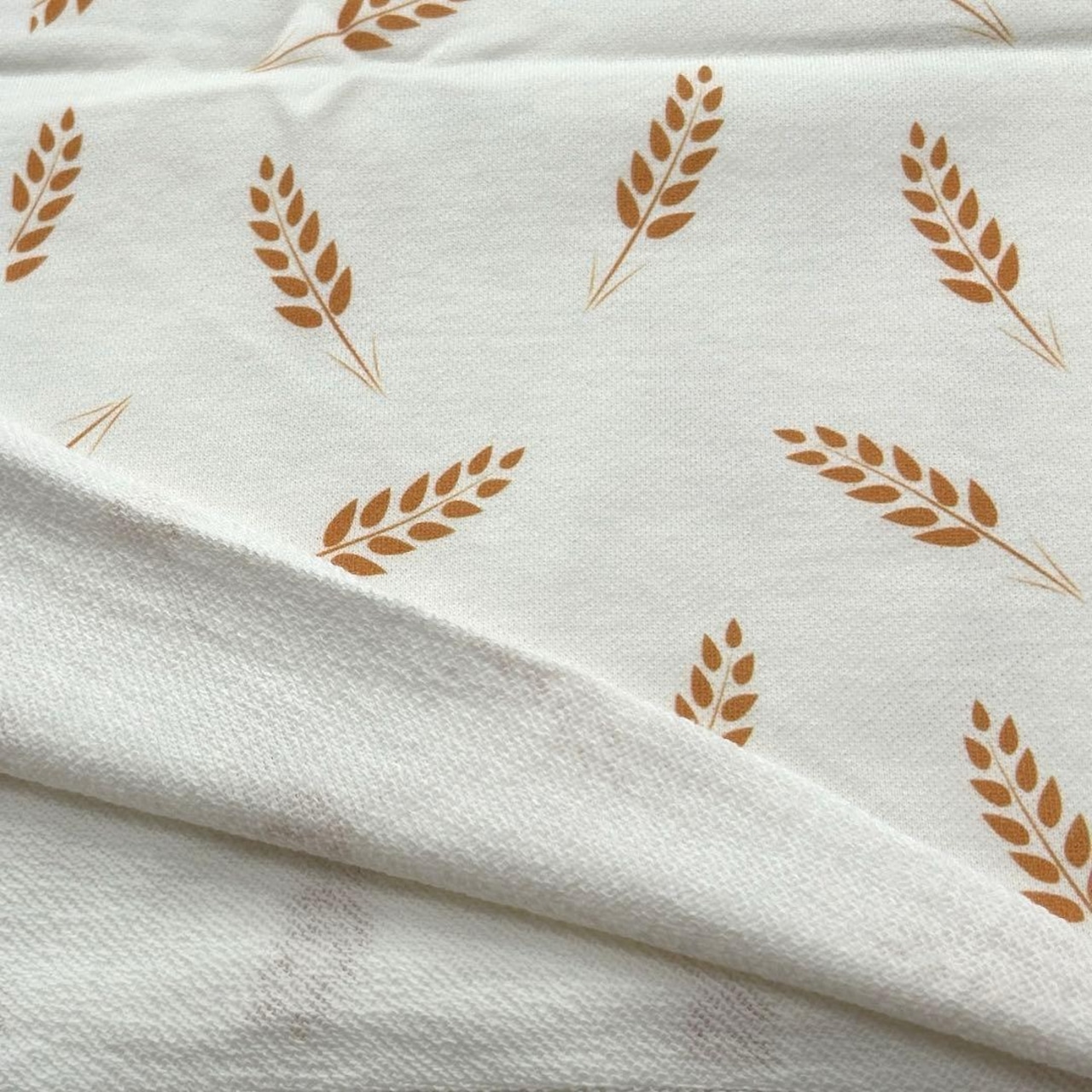 ★NY367 ◆1m◆綿100%裏毛ニット生地◆オリジナルプリント