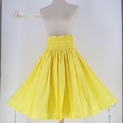 フラダンス 衣装 パウスカート イエロー系 Makalani 日本製 黄 無地 シンプル シングルスカート ハワイアン フラ ダンス アロハ レッスン 練習 華やか 鮮やか かわいい おしゃれ 軽やか ふんわり レッスン着 フレアスカート 可愛い衣装 バルーンスカート ダンス衣装 カジュアル