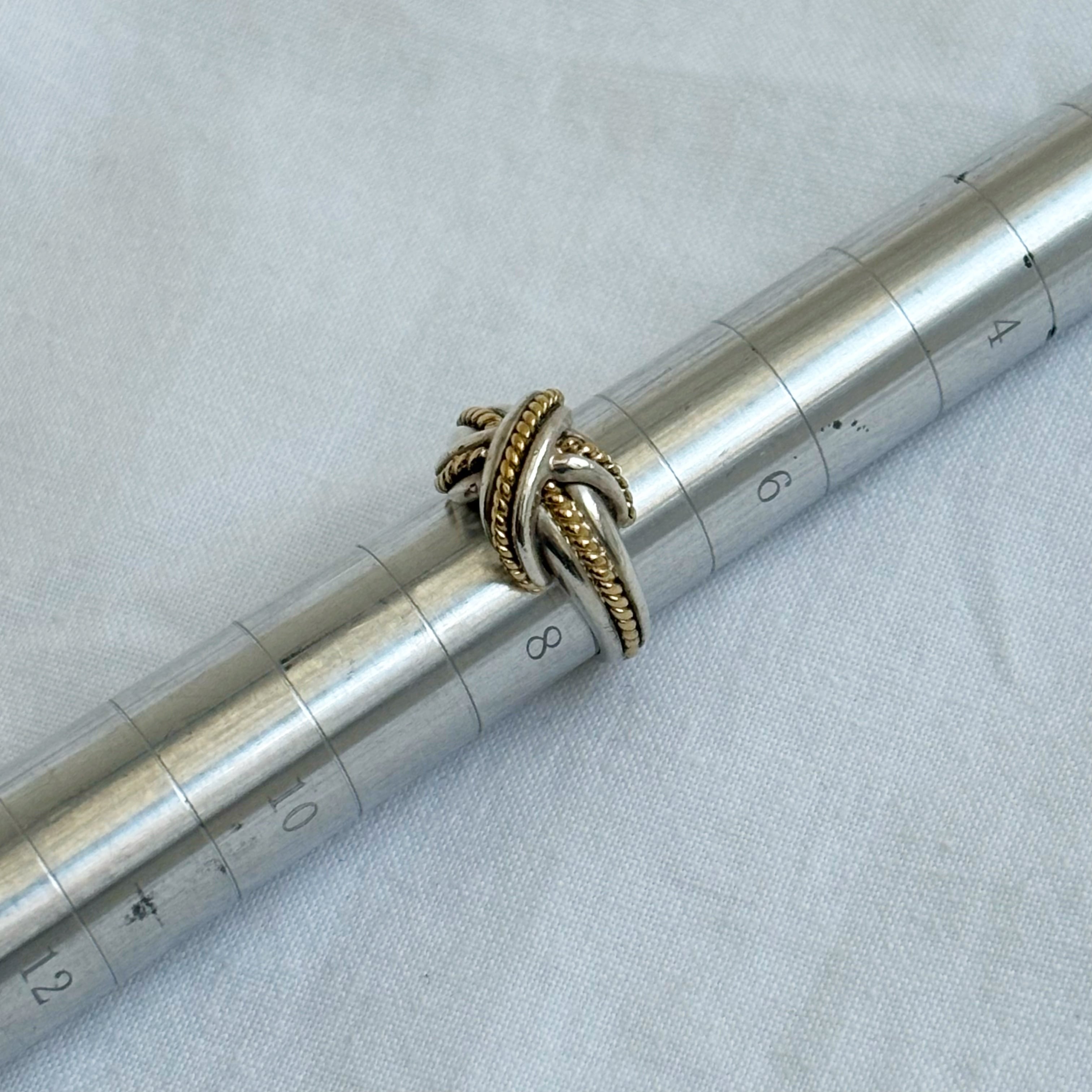Tiffany & Co. k18 silver signature ring 【8】 | TOKYO Tiffany & Co. k18 silver signature ring 【8】 | TOKYO
