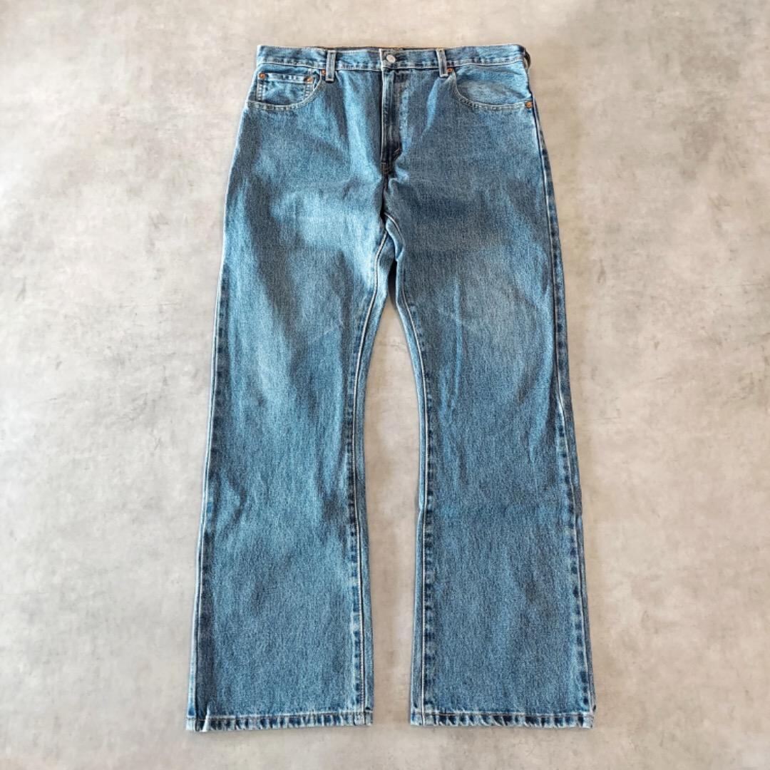 リーバイス517 Levis W36 ブルーデニム 青 古着 フレア 15748 リーバイス517 Levis W36 ブルーデニム 青 古着 フレア 15748