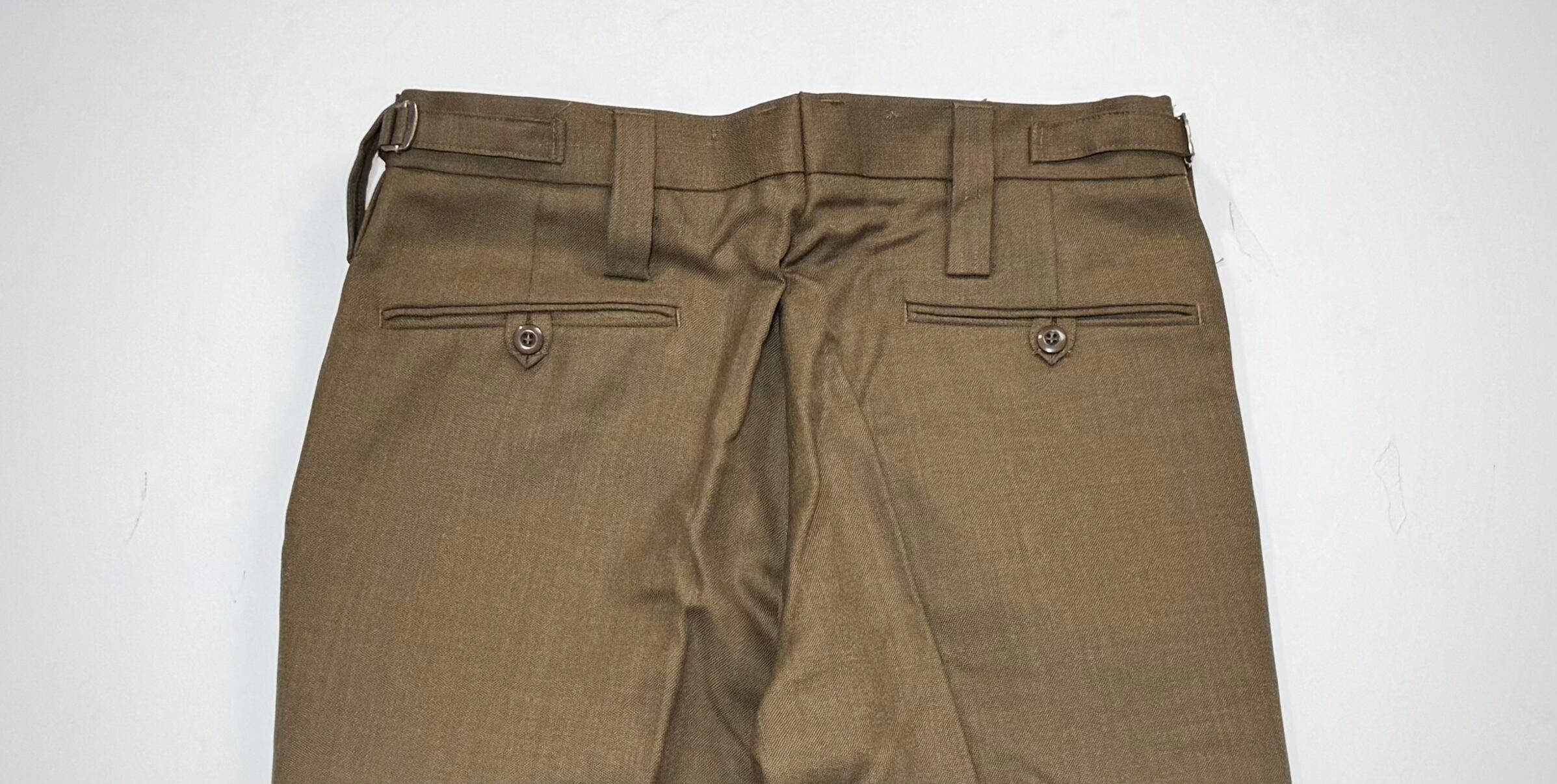 Deadstock】00's British Army Barrack Dress Trousers | Daily Dress