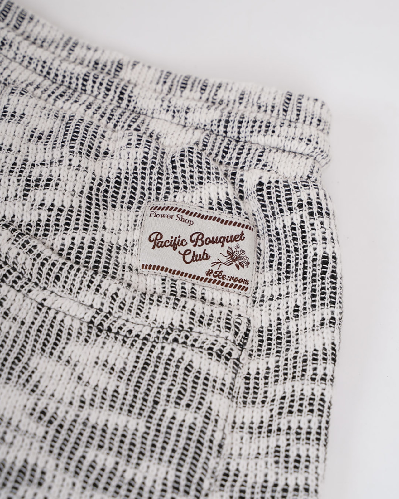 【#Re:room】SHEER SLUB KNIT SHORTS［REP327］