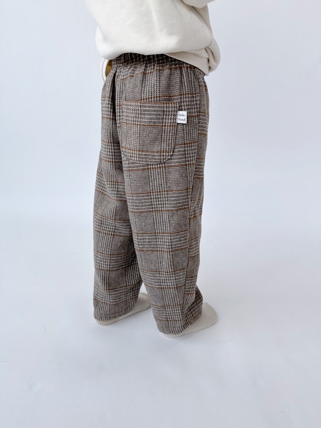 【ラスト1 】即納＿classic checkdd pants