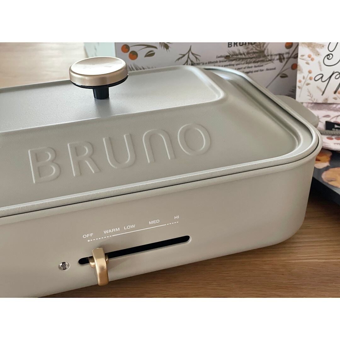 BRUNO コンパクトホットプレート グリーングレイ 限定色