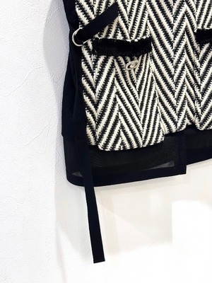 ウールツイードベスト