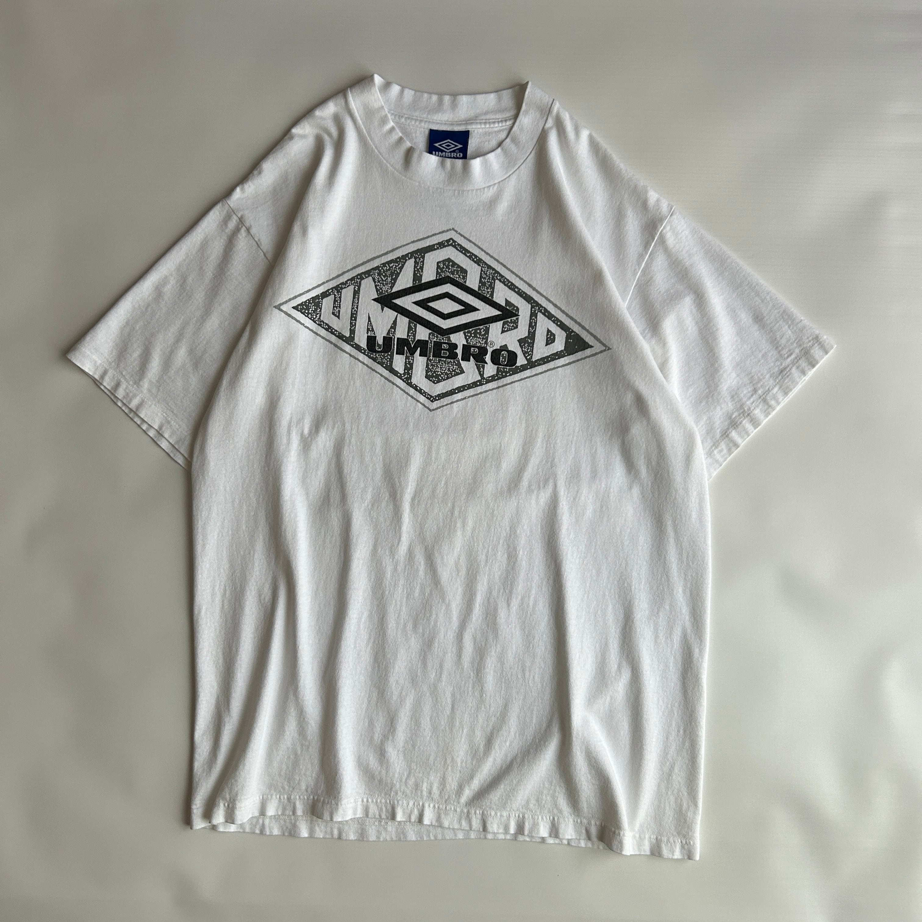 UMBRO 90s 半袖 Tシャツ スウェット ロゴ刺繍 ヴィンテージ 古着 S 