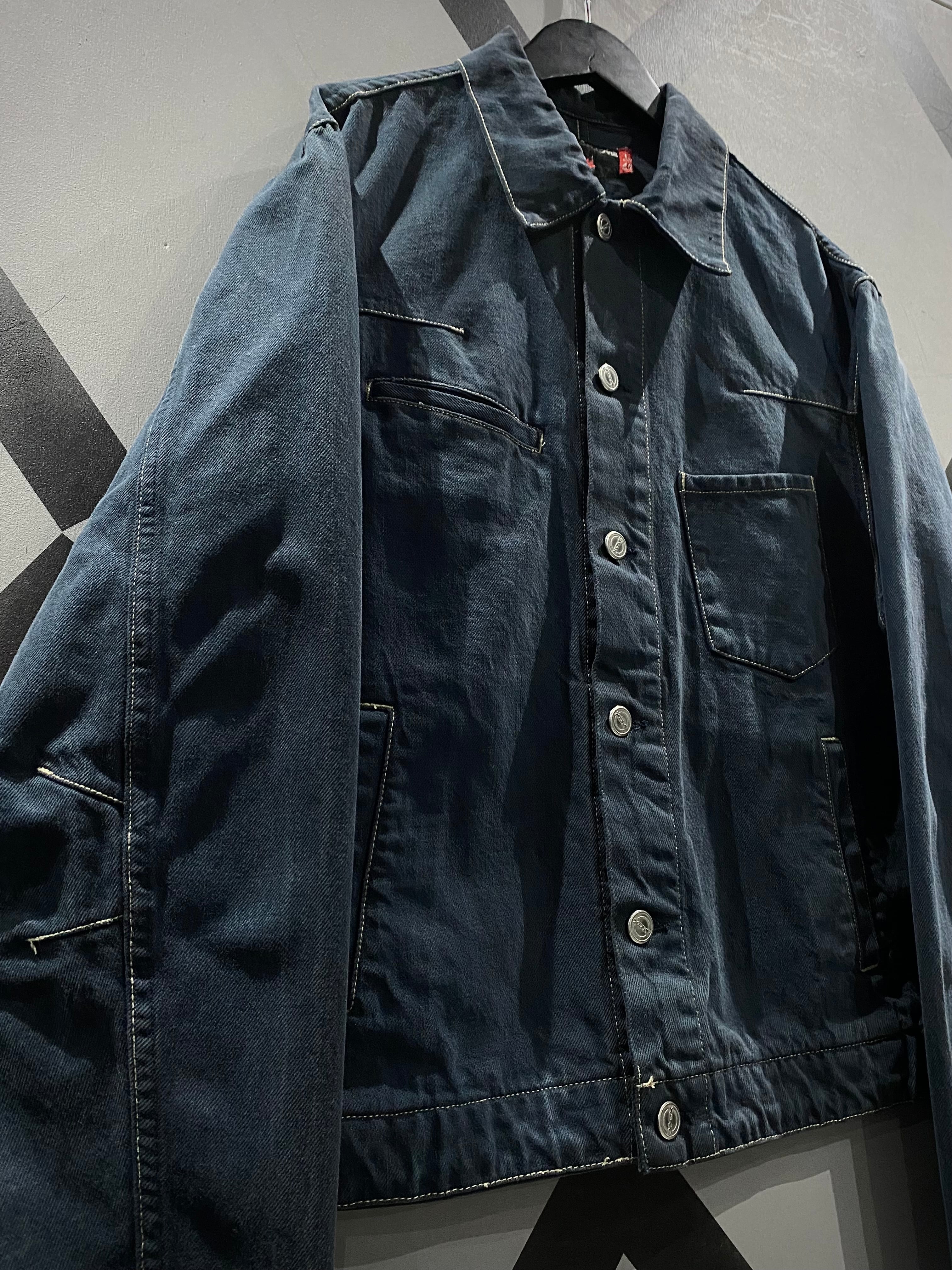 X VINTAGE】Various Gimmick Vintage Tracker Denim Jacket | Caka
