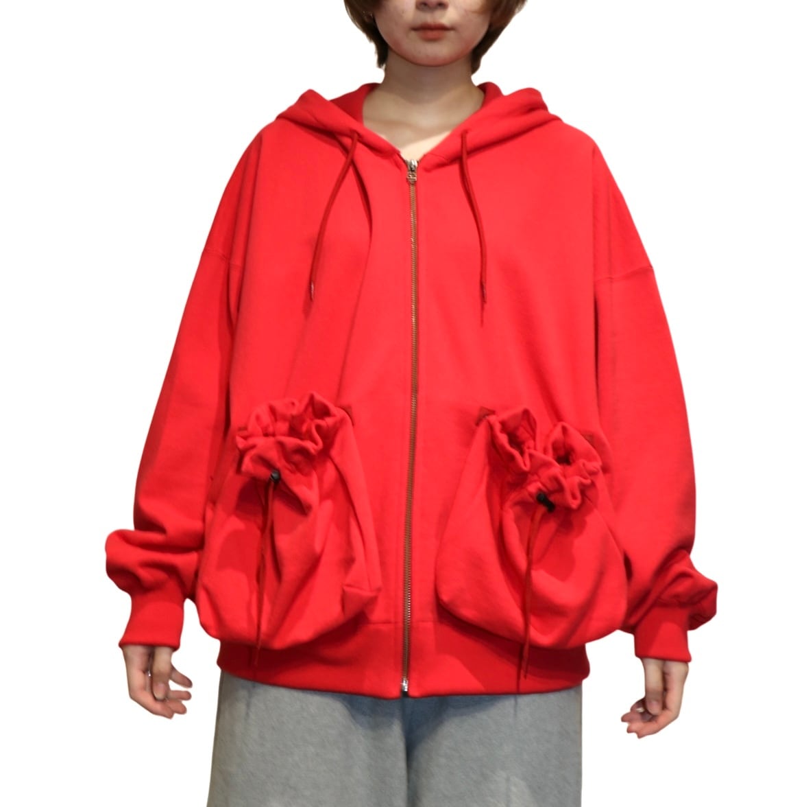 refomed kinchaku zipup hoodie