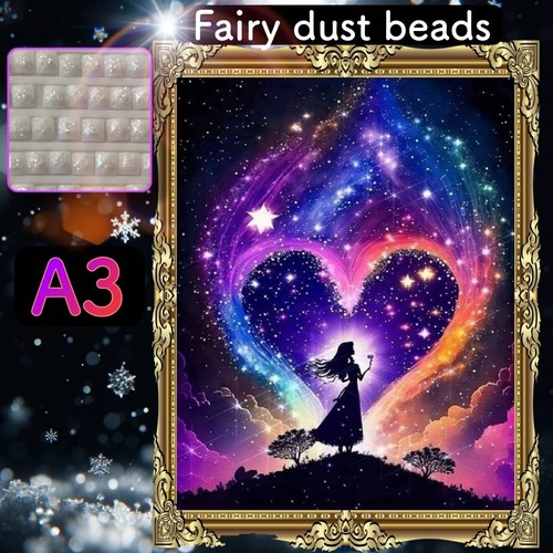 フェアリーダスト四角ビーズ【fairydust-89】A3サイズ☆ダイヤモンドアート