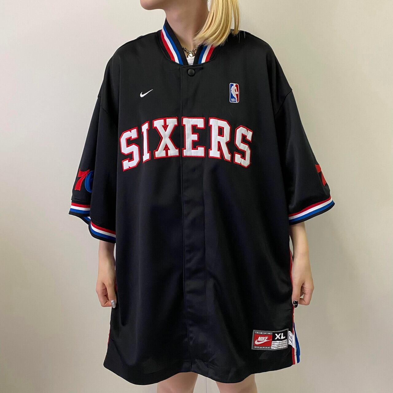 スーパービッグサイズ 00年代 NIKE TEAM ナイキ NBA PHILADELPHIA 