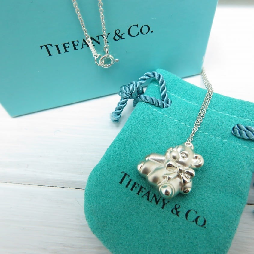 TIFFANY\u0026Co. ティファニー テディベア ペンダント トップ ネックレス