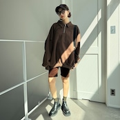 《名古屋先行販売》CFT.logo half sweat SH/brown