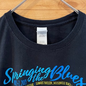 【GILDAN】OCEANFRONT MUSIC FESTIVAL 音楽フェス Tシャツ バックプリント レディースXL ビッグサイズ US古着