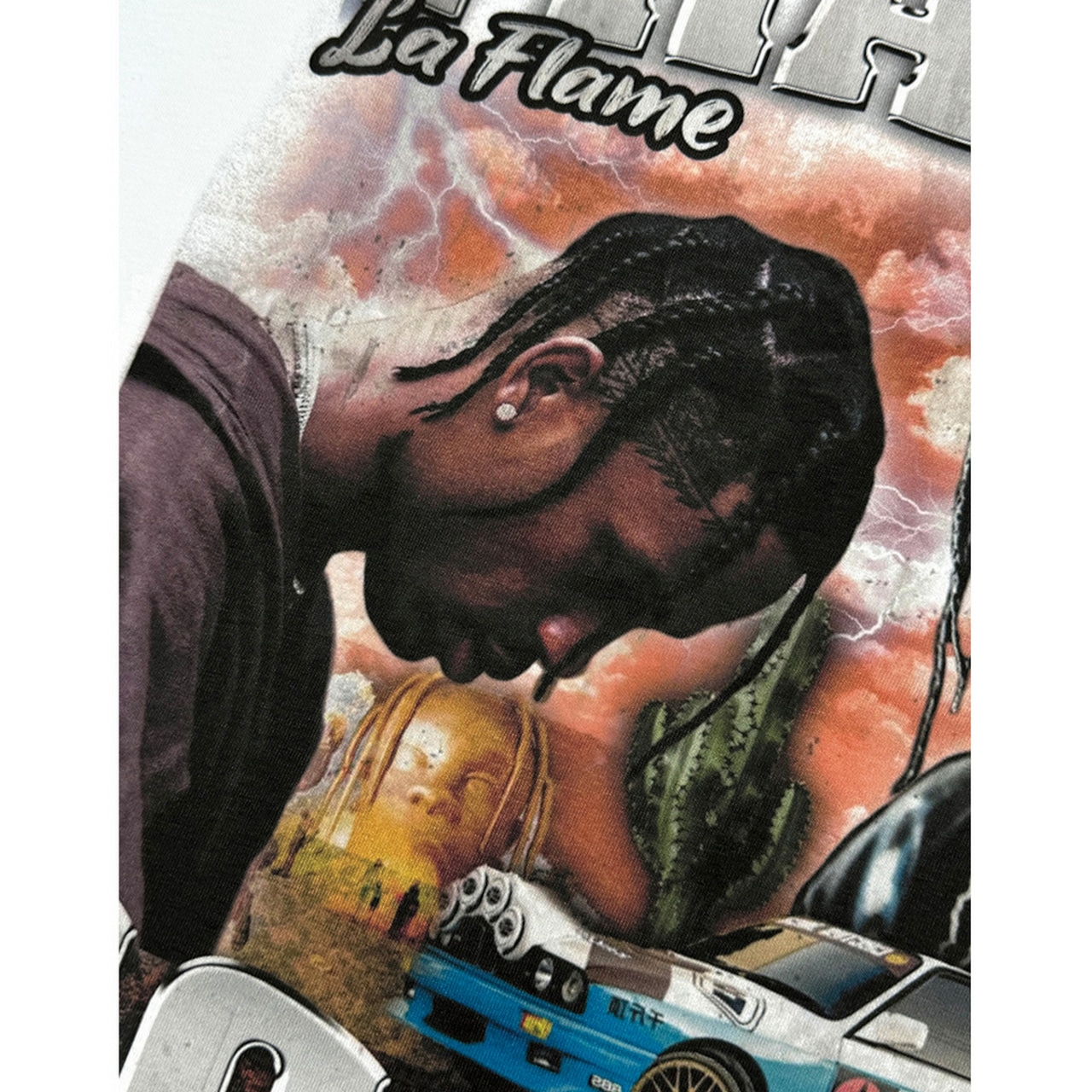 VINTAGE ストリート Travis Scott Tシャツ T927