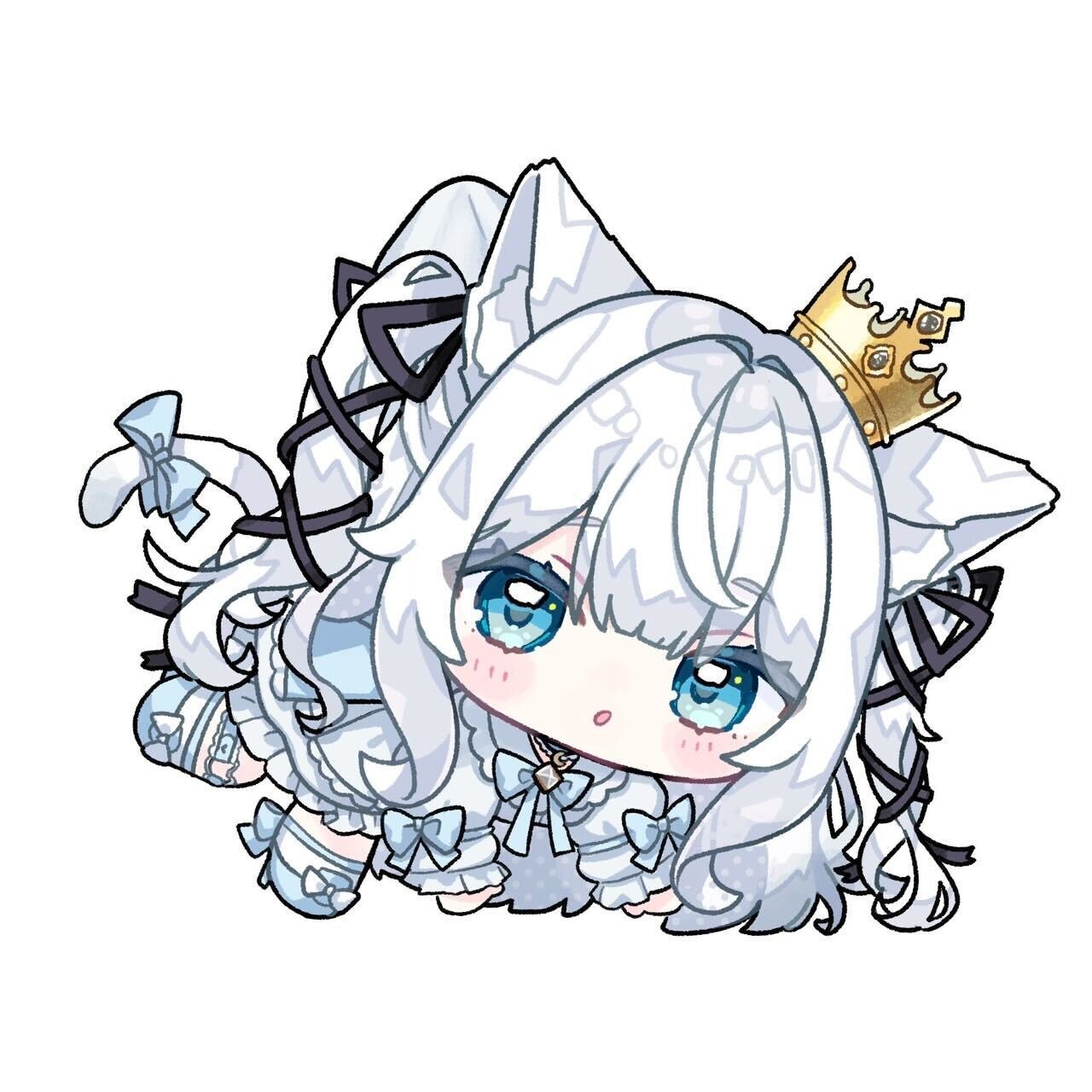 猫白縹なるグッズ　アクリルキーホルダー