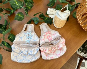 即納【ZOOBICO】RIBBON Swim wear(pink/Mサイズ)